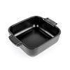 Plat à four carré noir 18 cm - Visuel 0